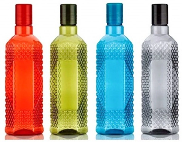 Women's 1st Choice Premium Quality Plastic Fridge Water Bottle Set 1000 ml Bottle - 30, 4 Days, water bottle 4