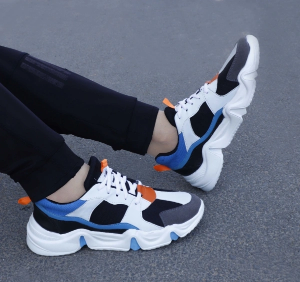 K- Footlance Mens Shoes | Sports Shoes | Running Shoes | Walking Shoes | Training & Gym Shoes Outdoors For Men - Blue, man, 4 Days, 9, 30