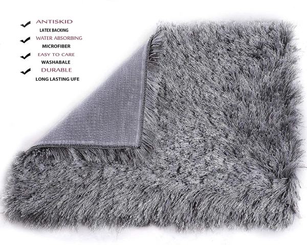 SR Handloom Polyester Door Mat - 30, Grey, 4 days, Medium, 1