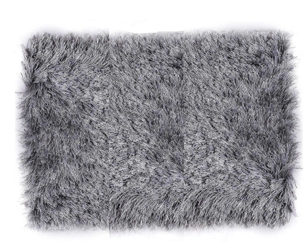 SR Handloom Polyester Door Mat - 30, Grey, 4 days, Medium, 1