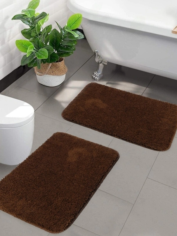 Saral Home Microfiber Door Mat - 30, small, 1, 4 Days, Brown