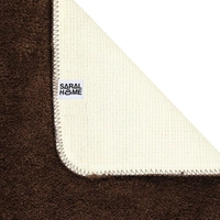 Saral Home Microfiber Door Mat - 30, small, 1, 4 Days, Brown