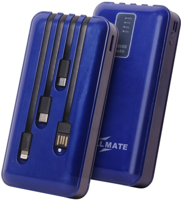 Callmate 20000 mAh Power Bank (Fast Charging) - 30, 20000 mAh, Blue, cash on delivery available, 4 Days, 1, 5 month, Lithium Polymer Battery | Type-C, Lightning, Micro Connector