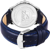 ZIERA ZR974 All Blue Leather Strap fashionable New design Boys Analog Watch  - For Men - 30, Analog, man, cash on delivery available, 4 Days , 1, Blue, Leather, Water Resistant