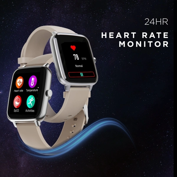 boat boAt Watch Mercury Smartwatch - 30, Beige, 1.54" Display(100+ Cloud Watch Faces), Multiple Sports Mode: Running, Walking, Cycling, Climbing, Treadmill, Spinning, Yoga, Basketball, Fo, cash on delivery available, Music & Camera Control| Notification Alerts |IP68 Dust, Sweat and Splash Resistant, 4 days, 1, 24 Hours Heart Rate & SpO2 Monitor | Health Ecosystem via boAt Crest App
