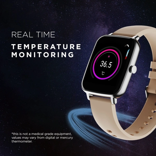 boat boAt Watch Mercury Smartwatch - 30, Beige, 1.54" Display(100+ Cloud Watch Faces), Multiple Sports Mode: Running, Walking, Cycling, Climbing, Treadmill, Spinning, Yoga, Basketball, Fo, cash on delivery available, Music & Camera Control| Notification Alerts |IP68 Dust, Sweat and Splash Resistant, 4 days, 1, 24 Hours Heart Rate & SpO2 Monitor | Health Ecosystem via boAt Crest App