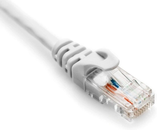 QUANTUM 5 MTRS CAT 5 Patch Cable 5 m LAN Cable - 5 m, 100 Mbps, RJ 45|Connector Two: RJ 45, 30, white, Computer, Gaming Console, TV,  , cash on delivery available, 4 days, 1