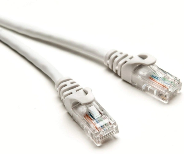 QUANTUM 5 MTRS CAT 5 Patch Cable 5 m LAN Cable - 5 m, 100 Mbps, RJ 45|Connector Two: RJ 45, 30, white, Computer, Gaming Console, TV,  , cash on delivery available, 4 days, 1