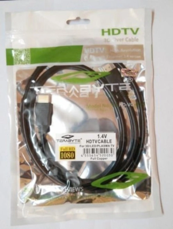 Terabyte 4k UHD HDMI Cable 3 m HDMI Cable - 3 m, HDMI|Connector Two: HDMI, 3 Mbps, 30, Mobile, Computer, Camera, Gaming Console, TV, black, cash on delivery available, 4 days, 1