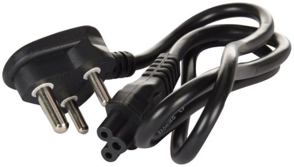 RIVER FOX 1.5 meter High Quality Laptop Power Cable 1.5 m Power Cord - 1.5 m, 1024 Mbps, 3 PIN|Connector Two: 3 PIN, 30, black, Round Cable computer, cash on delivery available, 4 days, 1