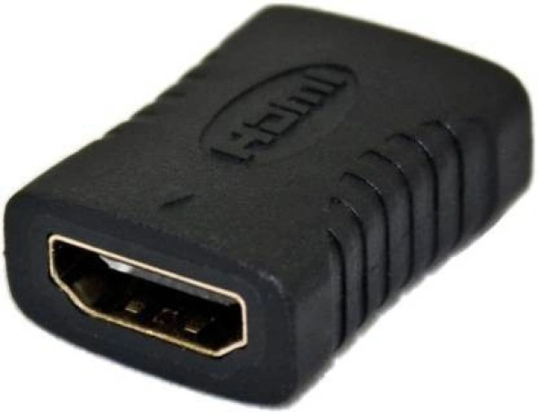 Hle HDMI Female to Female Gender Changer Connector 0.03 m HDMI Adapter 0.1 m HDMI Cable - 0.1 m, HDMI FEMALE|Connector Two: HDMI FEMALE, 999 Mbps,  ₹ 30, black, Round Cable ,. Tv, cash on delivery available, 4 days , 1