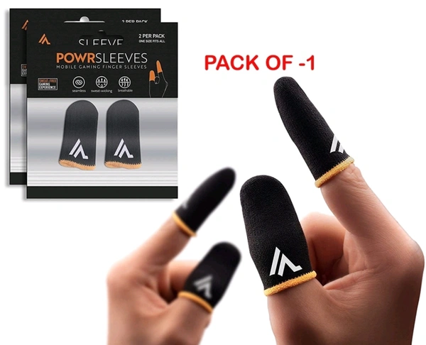 Check out Finger Sleeve For Free fire, Pubg and all Gaming (Suitable for all smartphones) Pack of 1 - only online payment allow