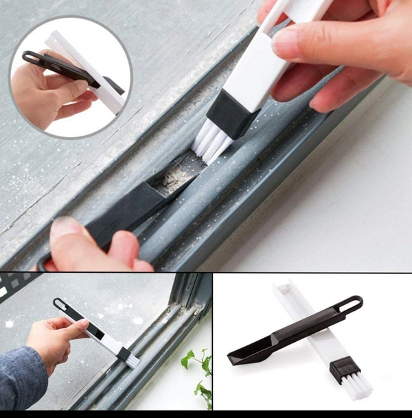 Check out KRISHNA ENTERPRISE Plastic Edges Dust Cleaning Brush for Window Frame, Keyboard with Mini Dustpa - online payment allow 