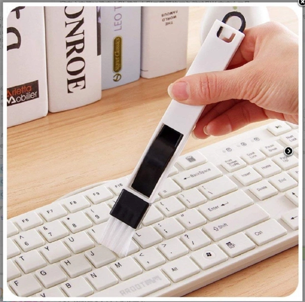 Check out KRISHNA ENTERPRISE Plastic Edges Dust Cleaning Brush for Window Frame, Keyboard with Mini Dustpa - online payment allow 