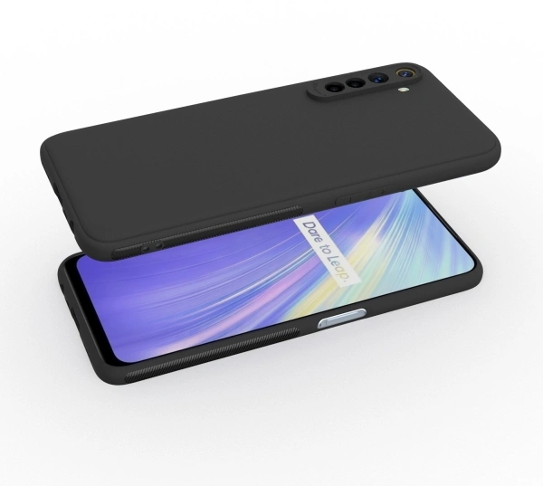 GadgetM Back Cover for Realme 6, Realme 6i - 40, Rubber, Silicon, No Theme, mobile, black, cash on delivery available, 4 days, 1