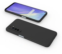 GadgetM Back Cover for Realme 6, Realme 6i - 40, Rubber, Silicon, No Theme, mobile, black, cash on delivery available, 4 days, 1