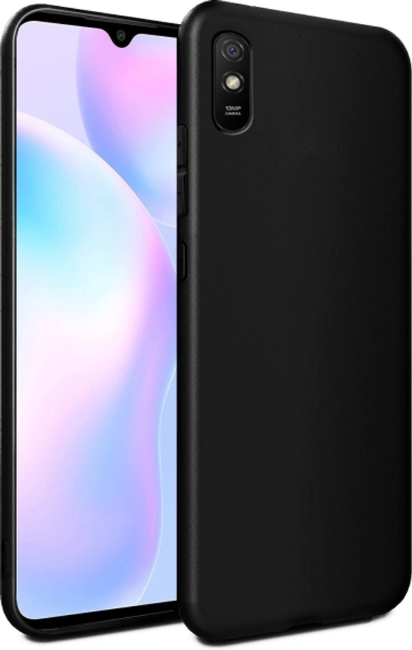 Febelo Back Cover for Mi Redmi 9A, Mi Redmi 9i - 40, Rubber, mobile, no Theme, black, cash on delivery available, 4 days, 1