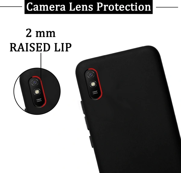 Febelo Back Cover for Mi Redmi 9A, Mi Redmi 9i - 40, Rubber, mobile, no Theme, black, cash on delivery available, 4 days, 1