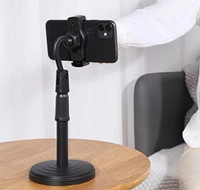 TOMdoxx Broadcast Mobile Phone Stand Multi-Angle Adjustable Desk Mount Holder - 40, black, cash on delivery available, 1