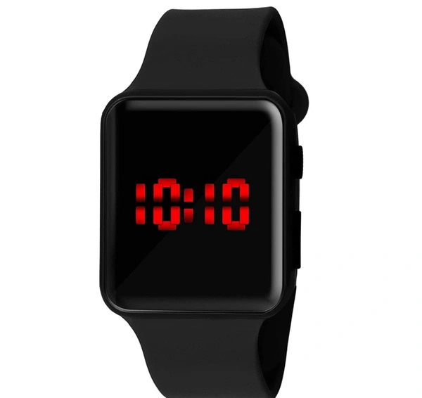 Varni Enterprise New Generation Sports Digital Square Black Dial Day Date Calendar - free Delivery, plastic, black, Digital watch, cash on delivery available , 4 days, 1
