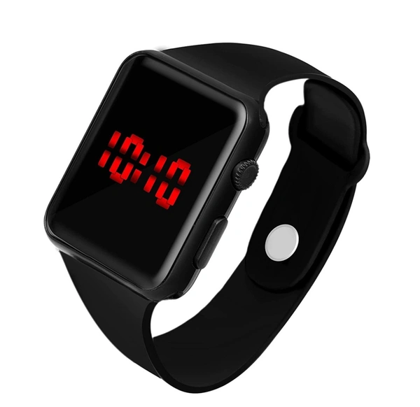 Varni Enterprise New Generation Sports Digital Square Black Dial Day Date Calendar - free Delivery, plastic, black, Digital watch, cash on delivery available , 4 days, 1