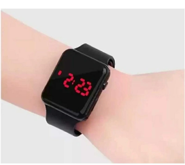 LED Digital Watch - no, 40, plastic, boy, black, Digital, cash on delivery available, 4 Days, 1