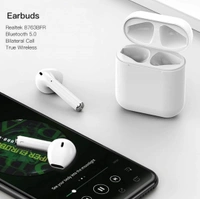 i12 earbuds headphone bluetooth earbuds Bluetooth Headphone & Earphones - yes, 40, plastic, 12 hr, yes, white, cash on delivery available, 4 days, 1