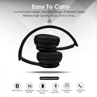 ASWORLD FOLDABLE HEADPHONE Bluetooth Headset - yes, 40, plastic, black, cash on delivery available, 4 days, 1