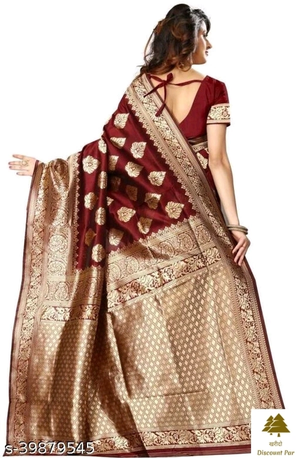 Kanjivaram Sarees With Blouse - 2, free size