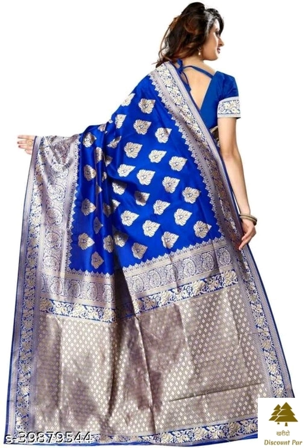 Kanjivaram Sarees With Blouse - 2, free size