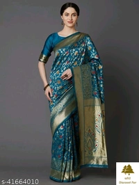 Designer Silk Sarees - 8, free size