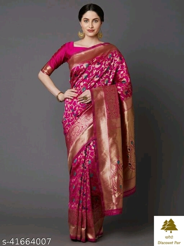 Designer Silk Sarees - 8, free size