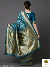 Designer Silk Sarees - 8, free size