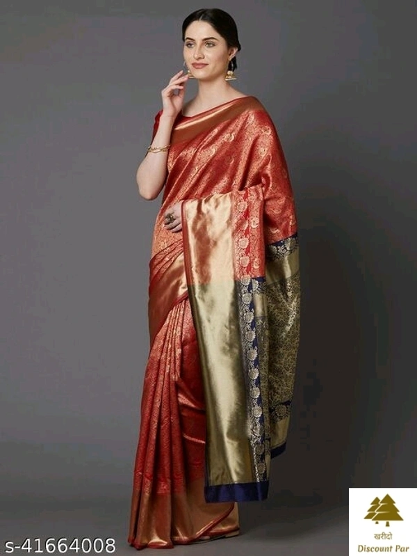 Designer Silk Sarees - 8, free size