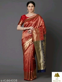 Designer Silk Sarees - 8, free size
