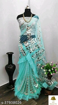 Fashionable Neet Sarees - 4, free size