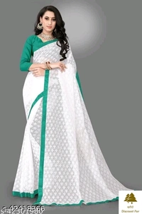 Sensational Net Sarees - 8, free size