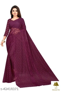 Sensational Net Sarees - 8, free size
