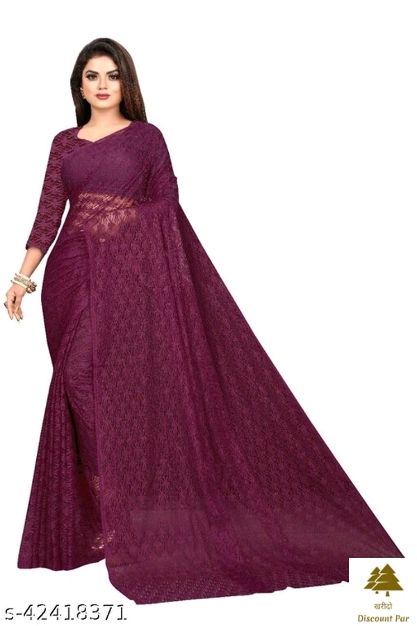 Sensational Net Sarees - 8, free size