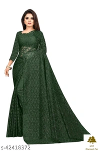 Sensational Net Sarees - 8, free size