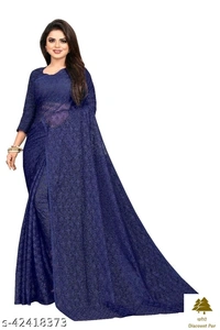 Sensational Net Sarees - 8, free size