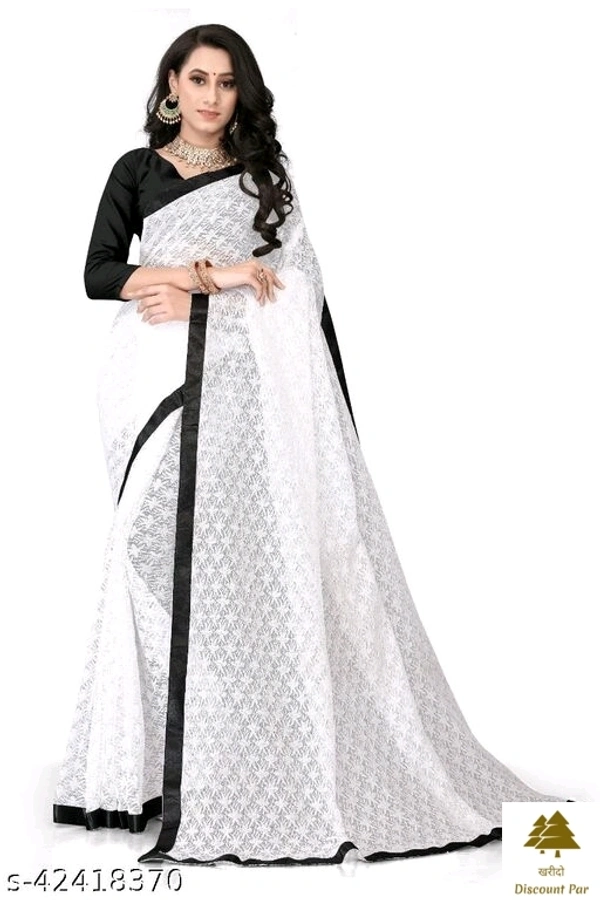Sensational Net Sarees - 8, free size