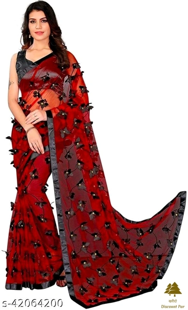 Aishani Net Sarees - 9, free size