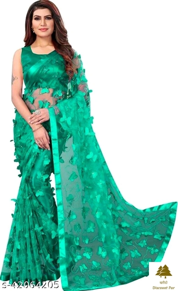 Aishani Net Sarees - 9, free size