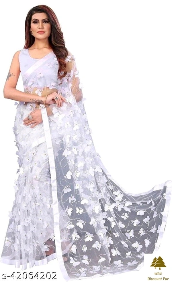 Aishani Net Sarees - 9, free size