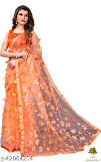 Aishani Net Sarees - 9, free size