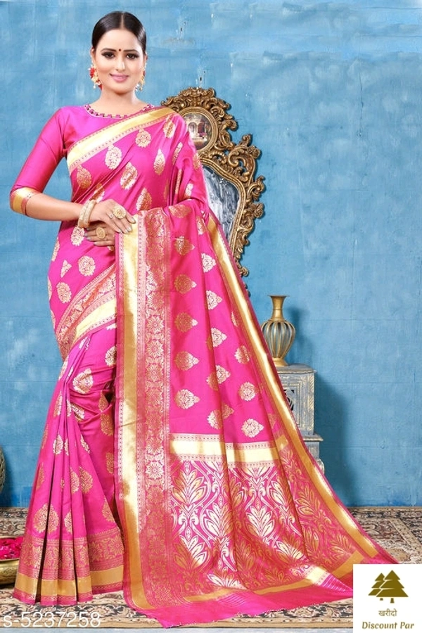 Fabulous Silk Sarees - 3, free size