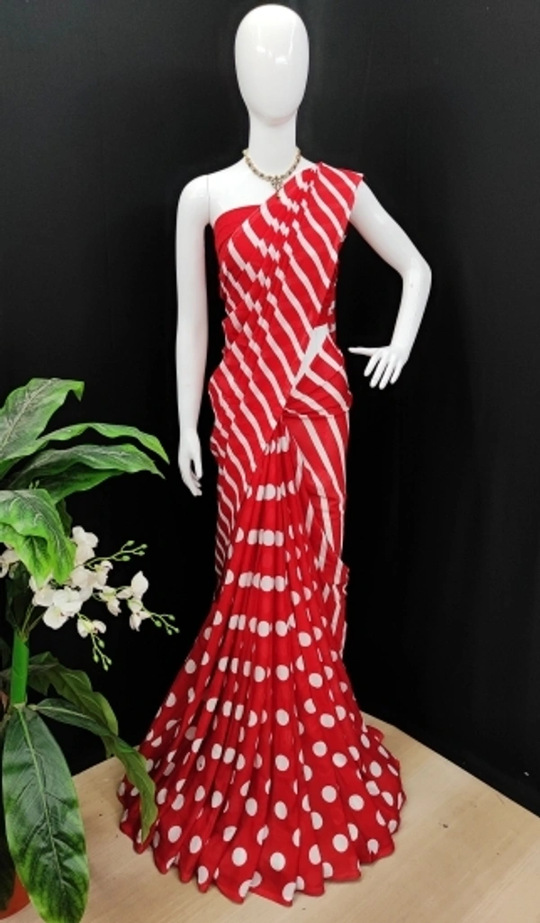 Flora Georgette Sarees  - 2, free size