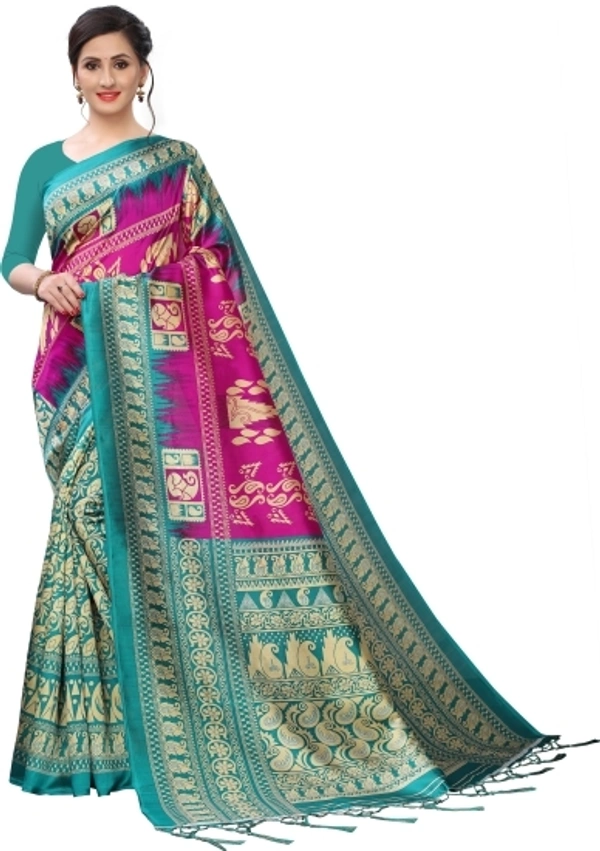 Fashionable Khadi Silk Sarees - 2, free size 