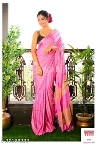 Trendy Silk Sarees - 7, free size 